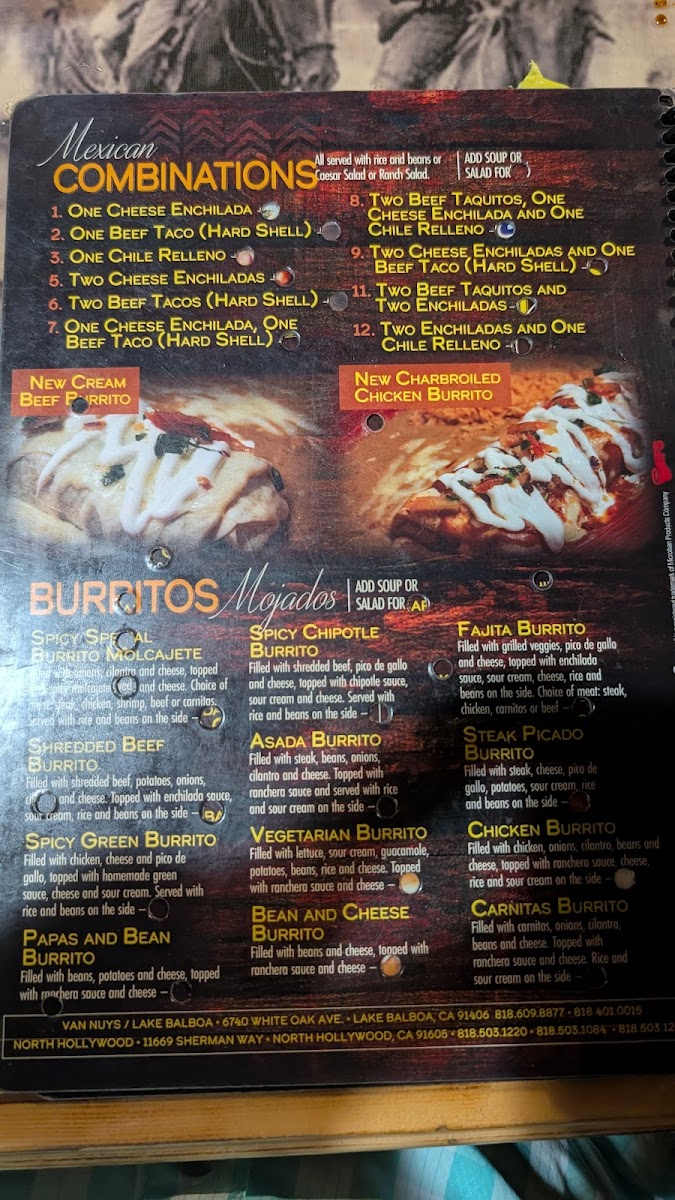 Salsa & Beer Menu - Image 1
